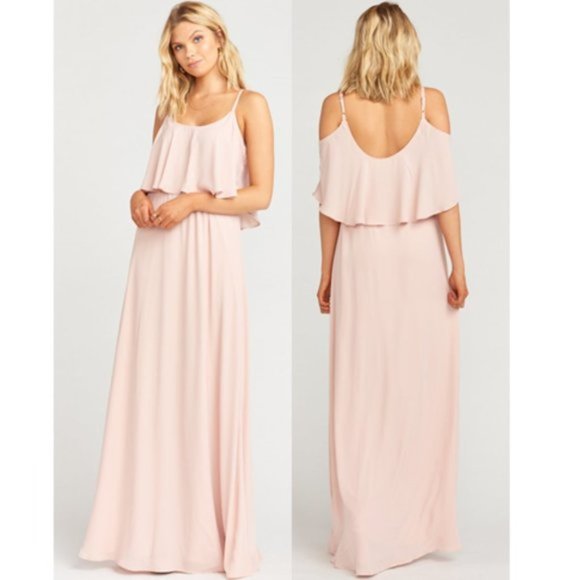 NWOT Show Me Your MuMu Caitlin Ruffle Maxi Dress - Picture 3 of 5